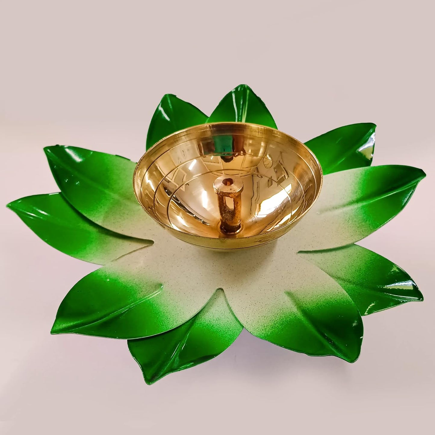 Metal Lotus Diya Tealight Holder for Home Decoration | 1 in a box